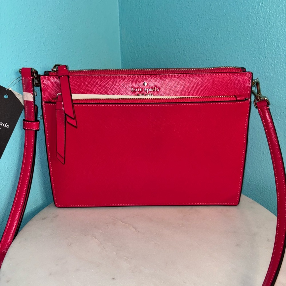 Kate Spade Saffiano leather PINK Crossbody Bag